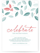 Holly Jolly Holiday Party Invitations