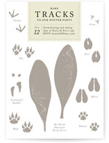 Make Tracks Holiday Party Invitations