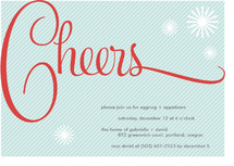 Cheers Holiday Party Invitations