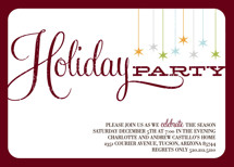 Retro Party Holiday Party Invitations