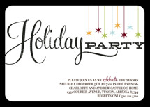 Retro Party Holiday Party Invitations