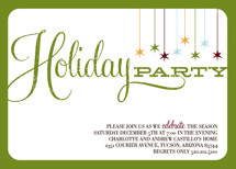 Retro Party Holiday Party Invitations