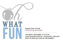 Oh What Fun Holiday Party Invitations