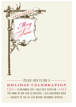 float + merry soiree Holiday Party Invitations