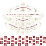 Champagne Holiday Party Invitations