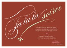 Holly Soiree Holiday Party Invitations