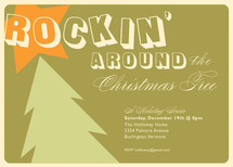 Rockin' Holiday Party Invitations