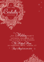 Winter Sparkle Holiday Party Invitations