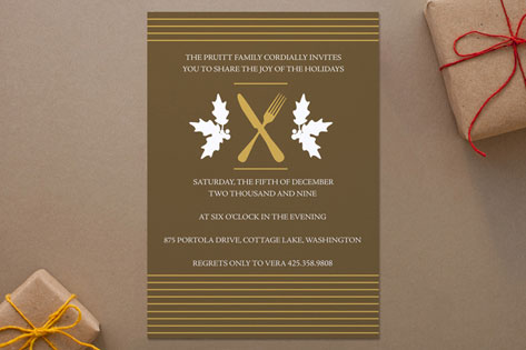 Collation Holiday Party Invitations