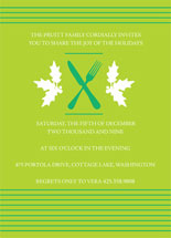 Collation Holiday Party Invitations