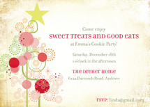 Candy Tree Holiday Party Invitations