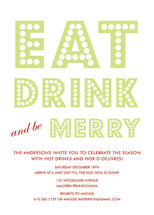 float + peace Holiday Party Invitations