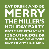 Holiday Block Party Holiday Party Invitations