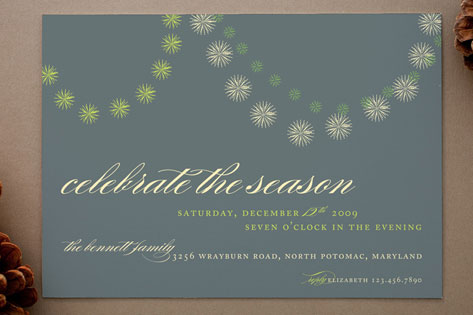 Celebrate the Season Holiday Party Invitations