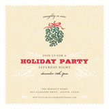Naughty or Nice Holiday Party Invitations, by Rachael Schendel