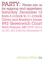 P.S. Party Holiday Party Invitations, by PAPERSTUDIO