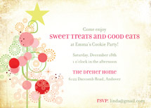 Candy Tree Holiday Party Invitations, by Gleaux