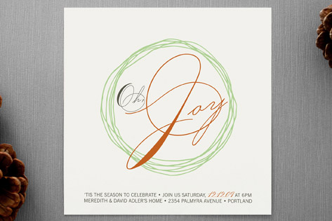 Oh Joy Holiday Party Invitations