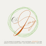 Oh Joy Holiday Party Invitations, by stacey day