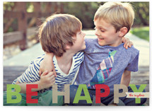 Simple Merry Holiday Postcards