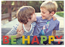 Simple Merry Holiday Postcards