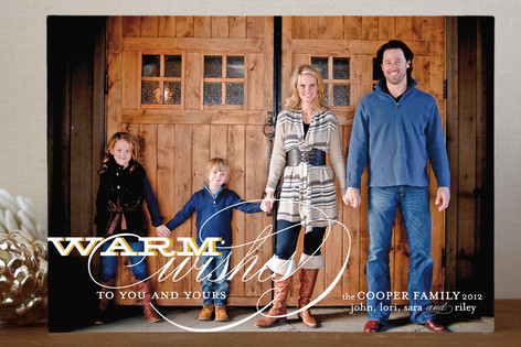 Warm Wishes Holiday Postcards