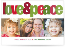 Love & Peace Holiday Postcards