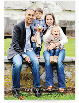 Modern Family Crest Holiday Postcards