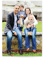 Modern Family Crest Holiday Postcards