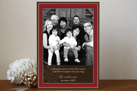 Snowflake Frame Holiday Postcards