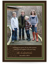 Snowflake Frame Holiday Postcards