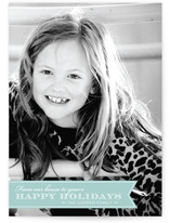 Red Ribbon Happiness Holiday Postcards