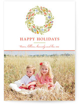 Trimmed Wreath Holiday Postcards