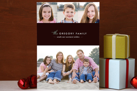 Winter Chic Holiday Postcards