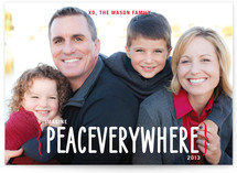 Peace Everywhere Holiday Postcards