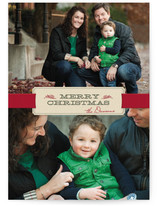 Christmas Ribbon Holiday Postcards