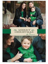 Christmas Ribbon Holiday Postcards