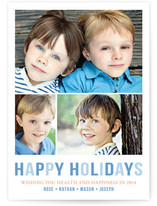 Minimal Trio Holiday Postcards
