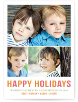 Minimal Trio Holiday Postcards