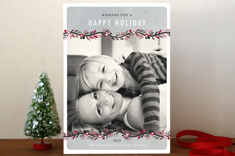 Canvas Garland Holiday Postcards