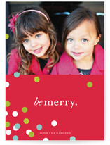 Confetti Scatter Holiday Postcards
