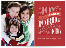 Joy to the World Holiday Postcards