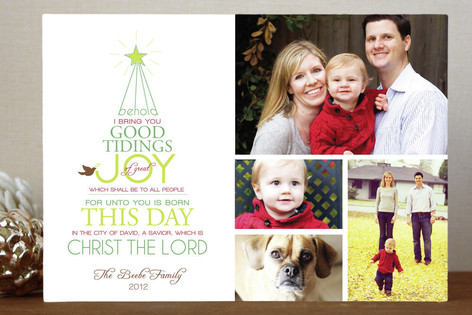 Good Tidings of Joy Holiday Postcards