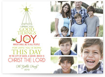 Good Tidings of Joy Holiday Postcards