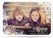 Snowflake Window Holiday Postcards