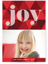 Joy Geometric Holiday Postcards