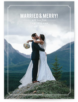 Married and Merry! Holiday Postcards