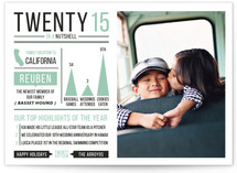 Year in a Nutshell Holiday Postcards