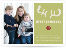 Joyeux Noel + Reindeer Holiday Postcards