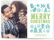 Christmas Dingbats Holiday Postcards